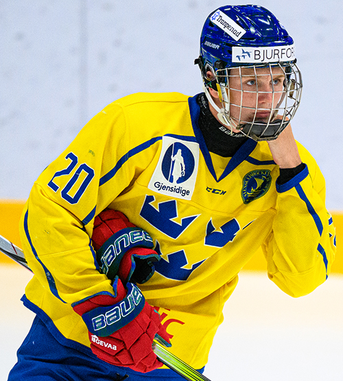 Bosse Meijer skating for Sweden
